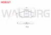 FREN BALATA ON VW GOLF IV 1.8 1997-2005/ GOLF III 1.6i 1991-1999/ GOLF III 1.4i 1991-1999/ PASSAT 1.9 TDI 1988-1997/ POLO 1.4 1995-2001/ CORDOBA 1.4 TDI 1999-2002/ IBIZA II (6K1) 1.9 TDI 1993-2002