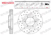 FREN DISK ON HAVALI KAPLAMALI PERFORMANS DELIKLI 6 BJN 310X40X114X53,8 MITSUBISHI CANTER (FE5, FE6) EURO 5 2012-