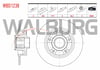 FREN DISKI ARKA DUZ 5 BJN 260X8X62X86 RENAULT RENAULT MEGANE III 1.6i 16v - 1.5 DCI PORYA RULMANLI MANYETIK ABS OKUYUCULU 2008-2015 / SCÉNIC III (JZ0/1) 1.5 DCI - 1.6 16v 2009-