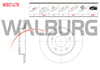 FREN DISKI ARKA DUZ 5 BJN 264,8X11X72X40,8 MAZDA 3 (BL) 1.6 2003-2009