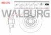 FREN DISKI ARKA DUZ 5 BJN 274X11X61,92X82 RENAULT LAGUNA II 1.6i 16v - 1.9 DCI - 2.0i 16V PORYA RULMANLI MANYETIK ABS OKUYUCULU 2001-2007