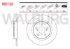 FREN DISKI ARKA DUZ 5 BJN 290X11X62X33,80 TOYOTA AVENSIS 1.6i -1.8i -2.0i -1.6 D-4D -2.0 D-4D 2009-