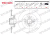 FREN DISKI ARKA DUZ KAPLAMALI 4 BJN 270X10X52,3X80,2 PORYA RULMANLI ABSLI RENAULT SCENIC II 2003-2010