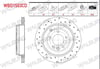 FREN DISKI ARKA HAVALI LAND ROVER RANGE ROVER SPORT (LS) 2.7 TD 5 BIJON 325X20X78,9X59,7 2005-2013