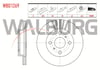 FREN DISKI ON HAVALI  4 BJN 235X18X55X43 TOYOTA YARIS 1.0i 1999-2005 / YARIS 1.3i 1999-2005