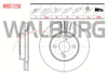 FREN DISKI ON HAVALI 4 BJN 254,8X25X55X49,1 TOYOTA COROLLA (_E12_) 1.4 VVT-I 2002-2007 / TOYOTA COROLLA (_E12_) 1.6 VVT-I 2002-2007 /  COROLLA (_E12_) 1.8 VVT-I 2002-2007