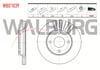 FREN DISKI ON HAVALI 4 BJN 258X22X63,6X43,4 FORD FOCUS 1.6i 16v - 1.8 TDCI - 2.0 16v 1998-2004/ FIESTA V 1.4 TDCI - 1.4i 16v - 1.6i 16v - 1.6 TDCI 2001-2008 / FUSION 1.4 TDCI 2002-2010
