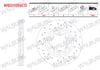 FREN DISKI ON HAVALI KAPLAMALI PERFORMANS DELIKLI 6 BJN 255,7X24X86X24 FORD RANGER 3.0 TDCI 4X4 2002-2006
