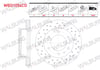 FREN DISKI ON HAVALI KAPLAMALI PERFORMANS DELIKLI 6 BJN 288,7X28X98X70,3 FORD RANGER 2.2 TDCI 4X4 2002-2006