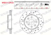 FREN DISKI ON HAVALI KAPLAMALI PERFORMANS DELIKLI KIA SEPHIA (FA) 1.6i 4 BIJON 242,8X20X57X42,6 1993-2001