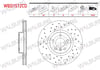 FREN DISKI ON HAVALI KAPLAMALI PERFORMANS DELIKLI BMW X5 (E70) 3.0 D 5 BIJON 348X30X75X62,1 2007-2012