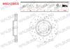 FREN DISKI ON HAVALI KAPLAMALI PERFORMANS DELIKLI 5 BJN 280X26X61X45 RENAULT KANGOO 1.5 DCI 2008-