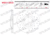 FREN DISKI ON HAVALI KAPLAMALI PERFORMANS DELIKLI 5 BJN 258,1X22X84,02X33,01 MITSUBISHI L 300 (P0W,P1W) 2.5 D 1986-2006 / L 200 (K7T,K6T) 2.5 D 1996-2007