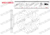 FREN DISKI ON HAVALI KAPLAMALI PERFORMANS DELIKLI 5 BJN 278X26X92X41,8 KIA BONGO K2500 2.5 CRDI 2009-
