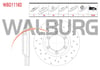 FREN DISKI ON HAVALI PERFORMANS DELIKLI 6 BJN 256X26X88X40 ISUZU D-MAX (8DH) 2.5 D 2002-2012 / D-MAX (8DH) 2.5 DITD 2002-2012 /  D-MAX (8DH) 3.0 D 2002-2012