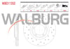 FREN DISKI ON HAVALI PERFORMANS DELIKLI 5 BJN 258,1X22X84,02X33,01 MITSUBISHI L 300 (P0W,P1W) 2.5 D 1986-2006 / L 200 (K7T,K6T) 2.5 D 1996-2007