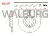 FREN DISKI ON HAVALI VOLKSWAGEN PASSAT (3B2) 1.6 3B2-3B3 5 BIJON 287,6X24,8X68,2X46,3 1996-2000 4A0615301C