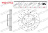FREN DISKI ON SOL HAVALI KAPLAMALI PERFORMANS DELIKLI 5 BJN 329,7X32X85X68,5 PORSCHE CAYENNE (955) S4.5i V8 2002-2010
