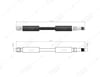 FREN HORTUMU ARKA MERC. A SERIE  W176-X156-C117-W246-W242 2012/-A2464200148