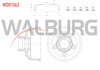 FREN KAMPANASI ARKA 5 DELIK 253X74,9X220X163 KIA BONGO 2.5 CRDI 2012-2016/  K2500 2.5 CRDI 2009-