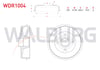 FREN KAMPANASI ARKA (ABSLI TIP) 4 DELIK 234X51,92X203,3X75,9 RENAULT CLIO II, III 1998-2012 / MEGANE II 2002-2008 / SYMBOL II 2008-2012 / MODUS 2004- / DACIA LOGAN 2004-2012 / R19