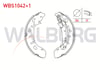 FREN PABUC BALATA ARKA +1mm DAHA KALIN FIAT DOBLO (152,263) 1.6 MJT LEVYELI 254X57 mm 2010-/FIAT DOBLO 1.3 MJT-1.9 MJT 2010-/ DOBLO MAXI 1.3 MJT - 1.6 MJT 2010-