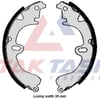 FREN PABUC BALATA ARKA 200X37mm TOYOTA COROLLA (E9) 1.3 - 1.6 - 1.8 D 1987-1993/ COROLLA (E10) 1.3i - 1.6i 1992-1997/ COROLLA (E11) 1.4i - 1.6i 1997-2002