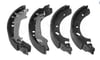 FREN PABUC BALATA ARKA FORD ESCORT VII 1.3 GENIS TIP LEVYELI 203X38 mm 1995-1999/ESCORT VII 1.4 1995-1999/ESCORT VII 1.6 16v 1995-1999/ESCORT VII 1.8 TD 1995-1999/ESCORT VII 1.8i 1995-1999