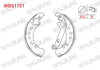 FREN PABUC BALATA ARKA LEVYELI 201,6X38mm FORD FIESTA VII 1.0 2017-