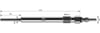 ISITMA BUJİSİ AMAROK-GOLF6-GOLF7-JETTA-PASSAT CAYC-CKUB-CLHA-CUSA 1,4 TDİ 1,6 TDİ-2,0 TDİ GE115 GE133 059963319M 03L963319A 059963319E 0100266040
