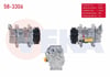 KLIMA KOMPRESORU 6PK 119mm CITROEN C2 1.4 HDI 2003-2009/ C3 1.4 HDI 2002-2009/ NEMO 1.4 HDI 2007-/ FIAT FIORINO 1.4i 2007-/ PEUGEOT BIPPER 1.4 HDI 2008-/ 206 GTI 1998-2006/ 307 1.6 HDI 2000-2007
