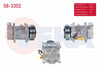 KLIMA KOMPRESORU 6PK 119mm CITROEN C2 1.4 2003-2009/ C3 1.6 2002-2009/ XSARA 1.6 1997-2005/ PEUGEOT 206 1.4 HDI - 1.6i 16v 1998-2006/ 307 1.6 2000-2007