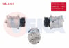 KLIMA KOMPRESORU 6PK 119mm OPEL VECTRA B 1.7 TD - 2.0 DI - 2.0 DTI - 2.0i 1995-2003