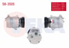 KLIMA KOMPRESORU 6PK 125mm RENAULT MEGANE I 1.4i 16v - 1.6i 16v 1996-2003 / SCENIC I 1.4i 16v - 1.6i 16v 1999-2003