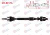 KOMPLE AKS SAG ON ABSLI 43 DIS UZUNLUK 813mm VOLVO S40 I 1999-2003 / V40 I 1999-2004