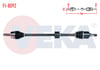 KOMPLE AKS SAG ON FIAT STILO (192) 1.6 16v M-T UZUNLUK 938mm 2001-2010