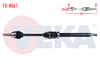 KOMPLE AKS SAG ON FORD FIESTA V 1.6i 16v A-T UZUNLUK 930mm 2001-2008 4S613B436AB 1361879 1318854 4S613B436AF RM4S613B436AE 4S613B436AG 1513996 4S613B4
