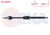 KOMPLE AKS SAG ON FORD FIESTA VI 1.0 - 1.6 Ti A-T 2012- / B-MAX 1.6i A-T UZUNLUK 974mm 2012-