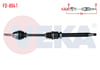 KOMPLE AKS SAG ON FORD FOCUS I (DAW,DBW) 1.4i 16v UZUNLUK 934mm 1998-2004 1602942 RMXS4W3219BA XS4W3B436DB 3667429 XS4W3B436DA 1122810 1348325 RMXS4W3