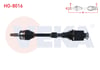 KOMPLE AKS SAG ON HONDA CIVIC X (FC) 1.6i A/T UZUNLUK 606 mm 2016-