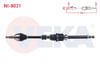 KOMPLE AKS SAG ON NISSAN NOTE (E12) 1.5 DCI M-T UZUNLUK 926 mm 2013-