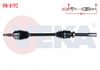 KOMPLE AKS SAG ON RENAULT FLUENCE (L30) 1.6 16v A-T UZUNLUK 822mm 2009-