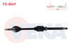 KOMPLE AKS SAG ON UZUNLUK 1089mm FORD TRANSIT CUSTOM (V362) UZUN SASE 2.2 TDCI - 2.0 TDCI 2012-