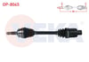 KOMPLE AKS SAG ON UZUNLUK 587mm OPEL MOKKA 1.4 A-T - 1.6 CDTI A-T/M-T 2012- / CHEVROLET TRAX 1.4 A-T 2012-2014