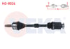 KOMPLE AKS SAG ON UZUNLUK 624mm HONDA HR-V (RU) 1.5 I-VTEC A-T 2016-