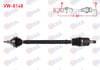 KOMPLE AKS SAG ON UZUNLUK 859mm VOLKSWAGEN POLO 1.4 - 1.6 A-T 2006-2009 / SKODA FABIA 1.6 A-T 2007-2014 / SEAT IBIZA 1.6 A-T 2006-2009