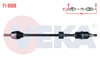 KOMPLE AKS SAG ON UZUNLUK 918mm FIAT EGEA 1.4 16v M-T 2015- / DOBLO 1.4 16v M-T 2010-