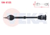 KOMPLE AKS SAG ON VOLKSWAGEN POLO (6R) 1.0 TSI A-T UZUNLUK 762 mm 2009-
