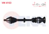 KOMPLE AKS SAG ON VOLKSWAGEN TIGUAN (5N_) 1.4 TSI 4motion UZUNLUK 598 mm 2007-2016