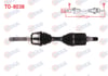 KOMPLE AKS SAG-SOL ON UZUNLUK 711,5mm TOYOTA LAND CRUISER (J1) 4.7 A-T 1998-2007